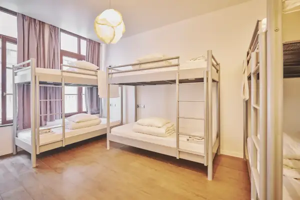 Inside The Legacy Hostel and The Classic Private Rooms in central Brussels