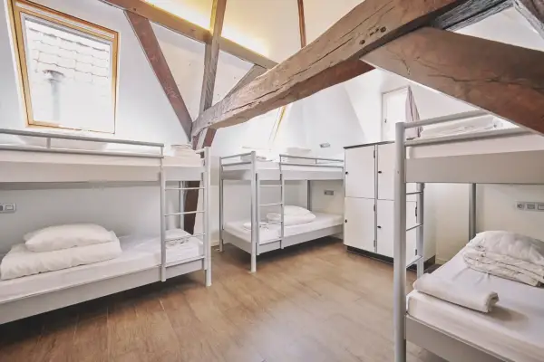 Inside The Legacy Hostel and The Classic Private Rooms in central Brussels