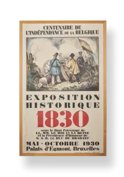 Belgian independence poster