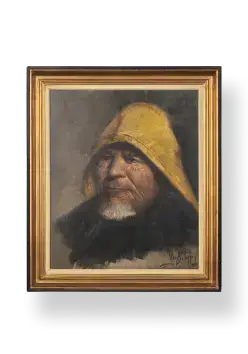 Shrimp fisher portrait