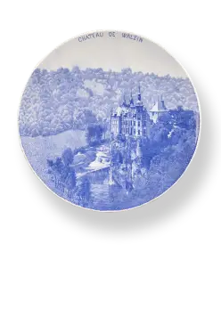 Chateau de Walzin plate
