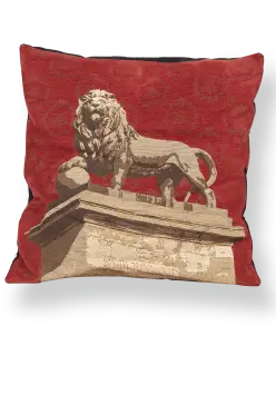 Waterloo lion pillow